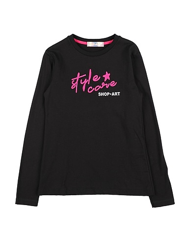 SHOPART T-shirt Black 100% Cotton