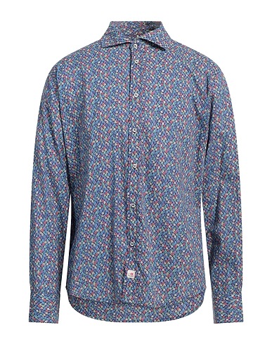 PANAMA Patterned shirt Navy 100% Cotton