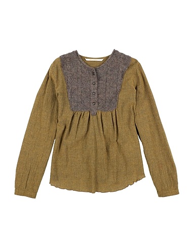 NOVEMB3R Top Verde militare 60% Lana, 30% Cotone, 10% Poliammide