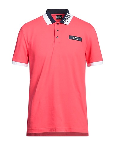 EA7 Poloshirt Koralle 97% Baumwolle, 3% Elastan