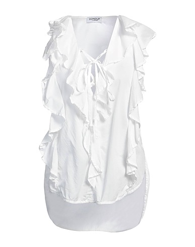 DONDUP Top Bianco 100% Cotone