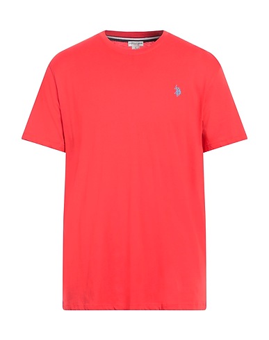 U.S.POLO ASSN. Basic T-Shirt Tomato red 100% Cotton
