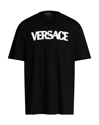 VERSACE T-shirt NERO 100% Cotton