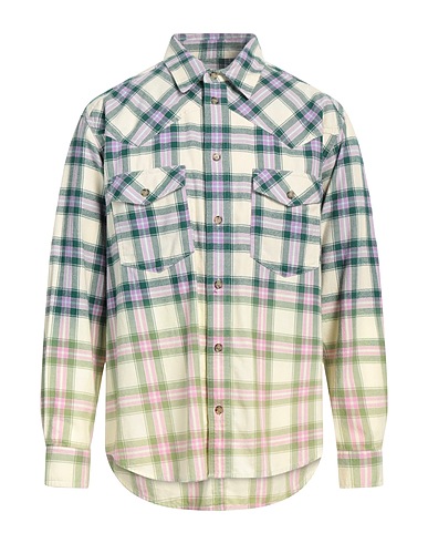 MARANT ÉTOILE Camicia a quadri Verde smeraldo 100% Cotone
