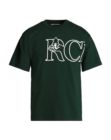 REESE COOPER T-shirt Dark green 100% Cotton