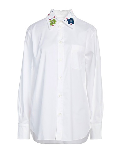MARNI TOPS & TEES White 100% Cotton, Polyester, Glass