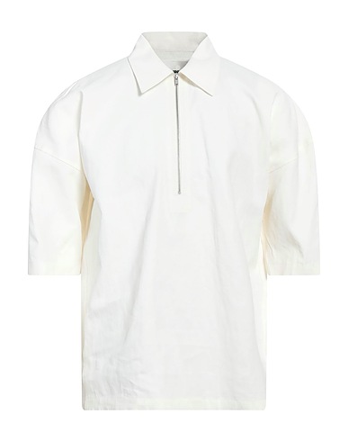 JIL SANDER リネンシャツ オフホワイト リネン 100% / コットン