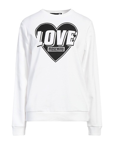 LOVE MOSCHINO Sweatshirt White 100% Cotton