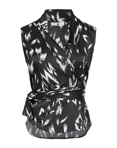 TWINSET Top Black 100% Polyester