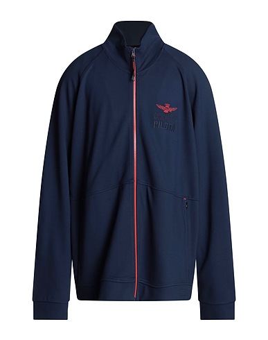 AERONAUTICA MILITARE Sweatshirt Navy blue 70% Viscose, 25% Nylon, 5% Elastane