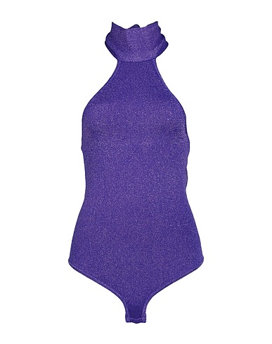 PINKO TOPWEAR Purple 44% Polyamide, 38% Viscose, 12% Polyester, 6% Metallic fiber