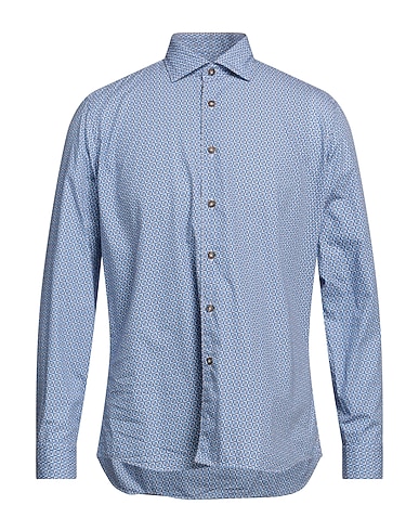 BRIO Patterned shirt AZZURRO 100% Cotton