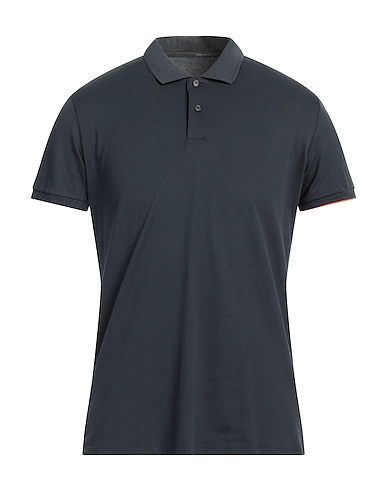 RRD Polo shirt Midnight blue 50% Cotton, 45% Polyamide, 5% Elastane