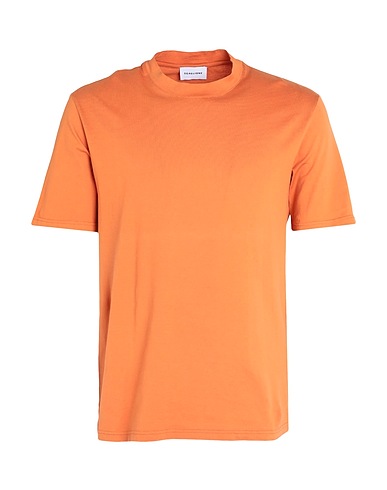 SCAGLIONE Basic T-Shirt Camel 100% Cotton