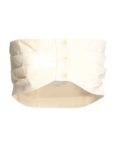 PHILOSOPHY di LORENZO SERAFINI Top Ivory 93% Cotton, 7% Elastane