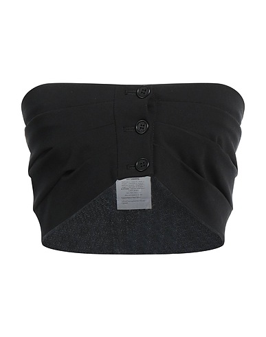 PHILOSOPHY di LORENZO SERAFINI Top Nero 93% Cotone, 7% Elastan