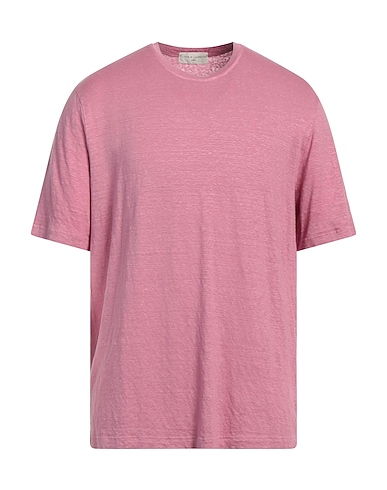 FILIPPO DE LAURENTIIS Basic T-shirt 97% Linen, 3% Elastane