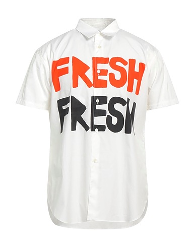 COMME des GARÇONS SHIRT Shirts White 100% Cotton