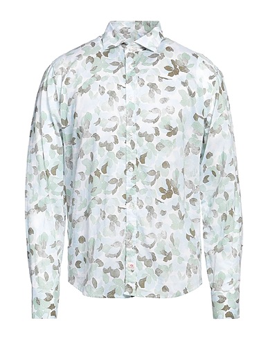 PANAMA Patterned shirt White 100% Cotton