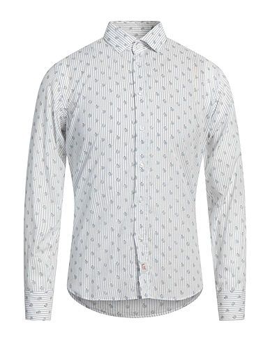 PANAMA Striped shirt White 100% Cotton