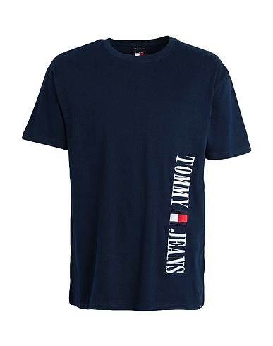 TOMMY JEANS T-shirt Ναυτικό μπλε 100% Βαμβάκι