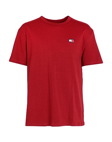 TOMMY JEANS T-shirt TJM REG BADGE TEE EX
 Bordeaux 100% Cotone