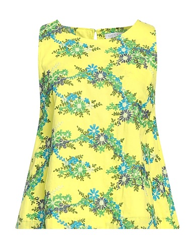 LUCKYLU  Milano Top Gelb 54% Polyester, 46% Baumwolle