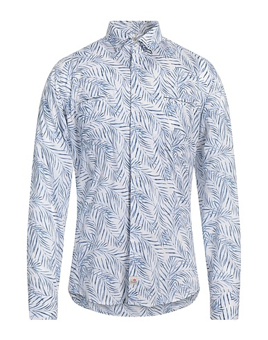 PANAMA Patterned shirt White 100% Cotton