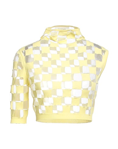 SPORTMAX Top Yellow 83% Viscose, 17% Polyester, Polyamide