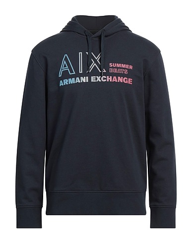 ARMANI EXCHANGE Hoodie Nachtblau 100% Baumwolle, Elastan