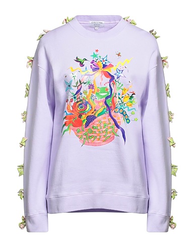 COLLINA STRADA Sweatshirt Lilac 100% Cotton