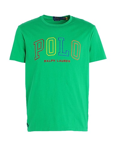 POLO RALPH LAUREN T-shirt Πράσινο 100% Βαμβάκι