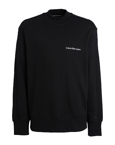 CALVIN KLEIN JEANS Sweatshirt Black 100% Cotton