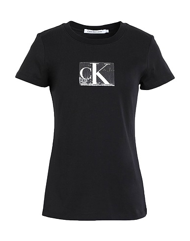 CALVIN KLEIN JEANS T-shirt Black 100% Cotton