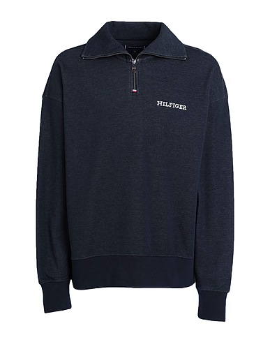 TOMMY HILFIGER Sweatshirt Navy 85% Cotton, 15% Polyester