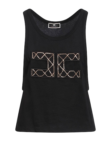 ELISABETTA FRANCHI Vest Black 100% Cotton