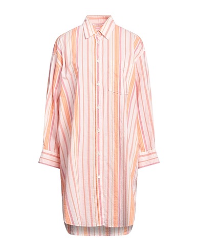 POMANDÈRE Striped shirt Light pink 100% Cotton