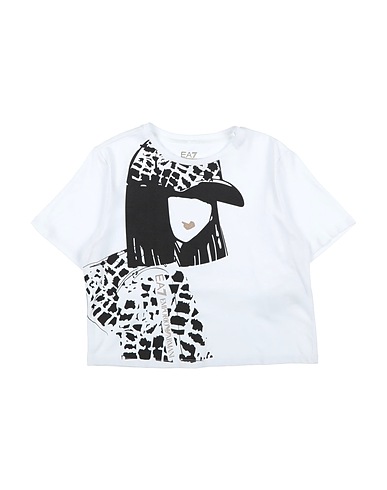 EA7 T-Shirt Weiß 54% Baumwolle, 42% Modal, 4% Elastan