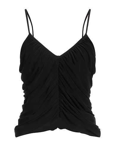 NORMA KAMALI Top Black 95% Polyester, 5% Elastane
