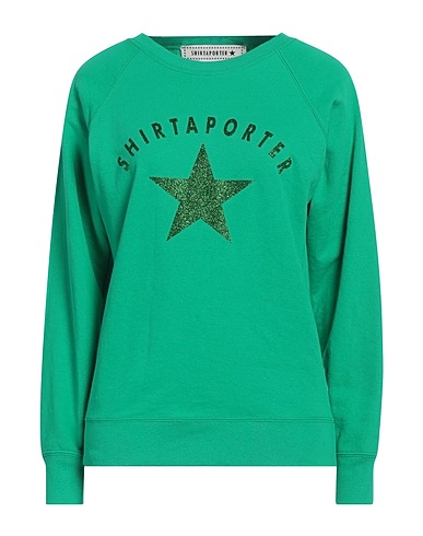 SHIRTAPORTER Sweatshirt Green 100% Cotton