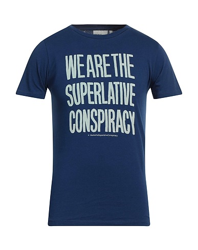 WESC T-shirt Blue 100% Cotton