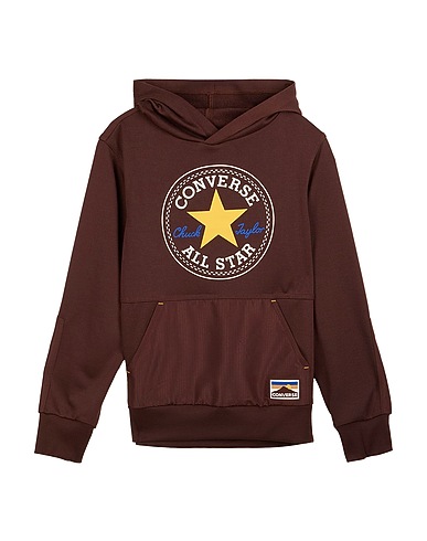 CONVERSE Felpa GEARED UP BLOCKED FT MIX PO
 Cioccolato 100% Poliacrilico riciclato