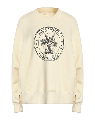 PALM ANGELS Sweatshirt Pastel yellow 100% Cotton