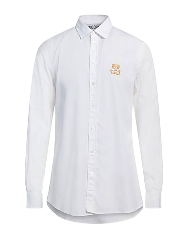 MOSCHINO Solid color shirt 100% Cotton