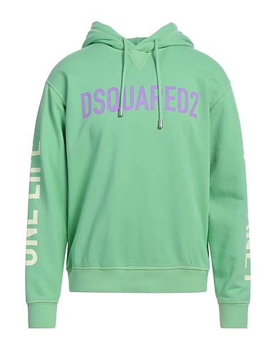 DSQUARED2 Hooded track jacket 100% Cotton, Elastane