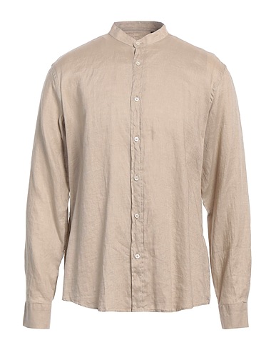 LIU •JO MAN Solid colour shirt 100% Linen