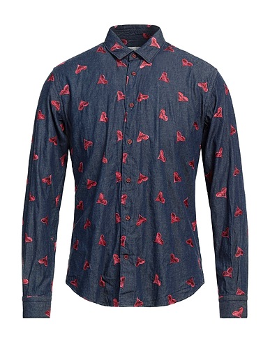 POGGIANTI Denim shirt 100% Cotton