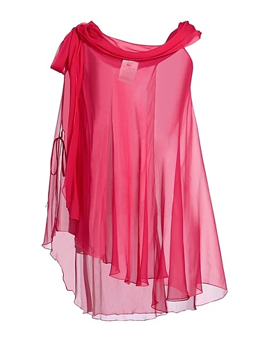 ALBERTA FERRETTI Silk top Magenta 100% Silk