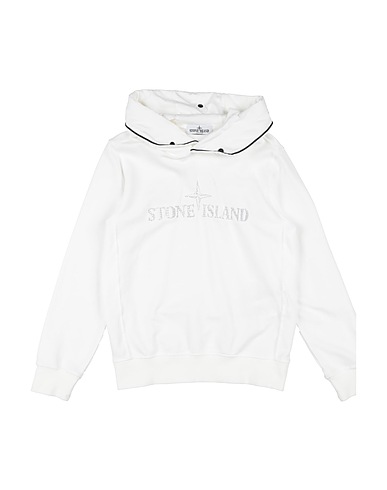 STONE ISLAND JUNIOR Sweatshirt White 100% Cotton