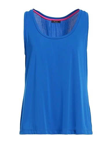 HANITA Top Bright blue 96% Polyester, 4% Elastane